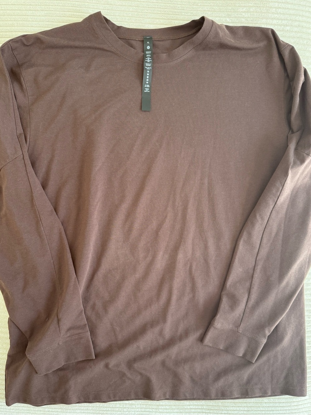 lululemon athletica Men's Long Sleeve Crewneck - Chocolate Brown